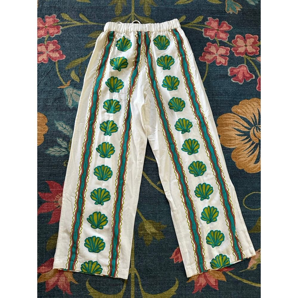 Billabong Crush Elastic Waist Pants Salt Crystal Size Small - Picture 5 of 7